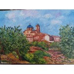 Средна картина масло на платно Испания - 3800 - КА56